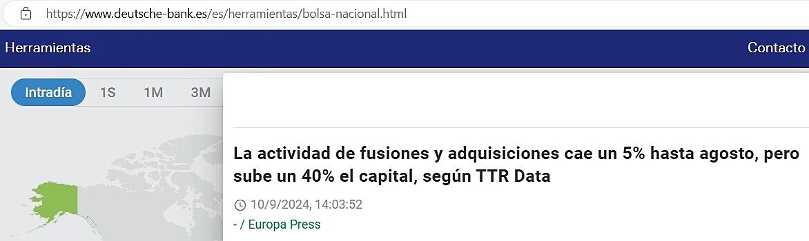 La actividad de fusiones y adquisiciones cae un 5% hasta agosto, pero sube un 40% el capital, segn TTR Data